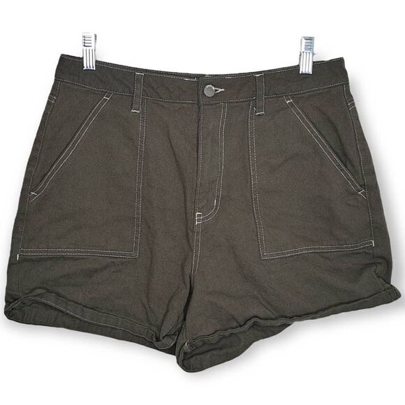RSQ High Waist Shorts in Green size 30 - Picture 1 of 4